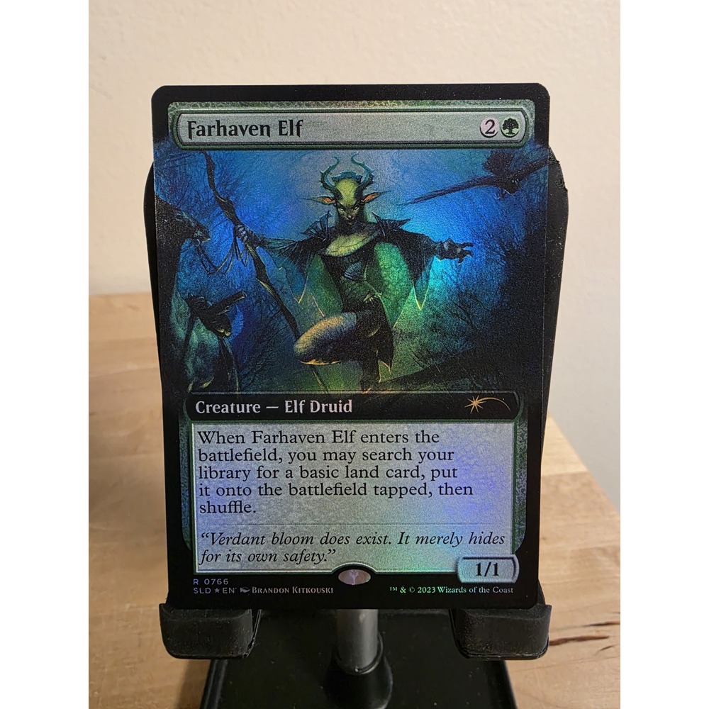 2023 MTG Magic the Gathering SLD Secret Lair Drop Foil #766 Farhaven Elf